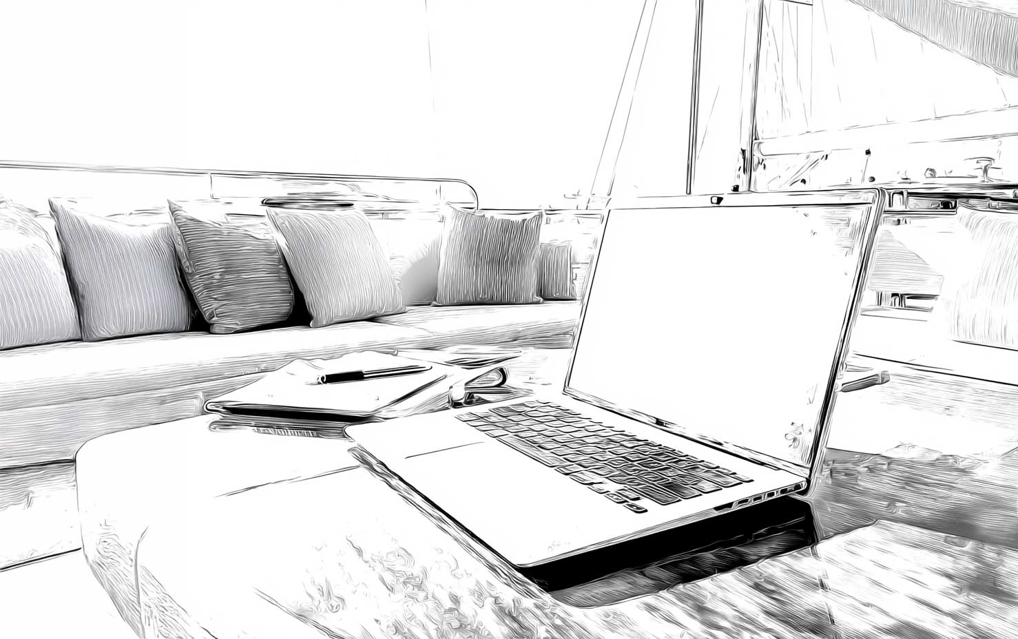 digital nomad at sea