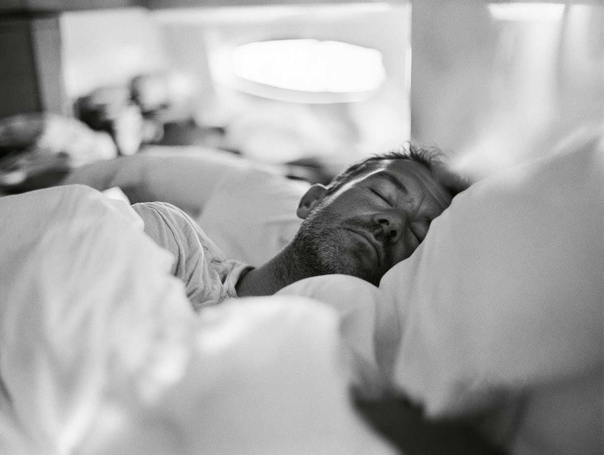 sleeping at sea